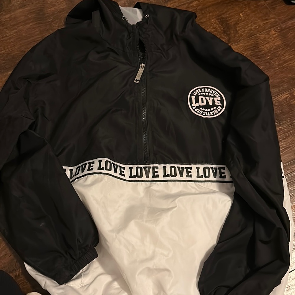 Black & White Quarter Zip